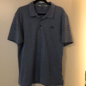 Adidas men’s blue polo